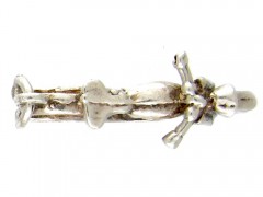 Silver Motorbike Charm