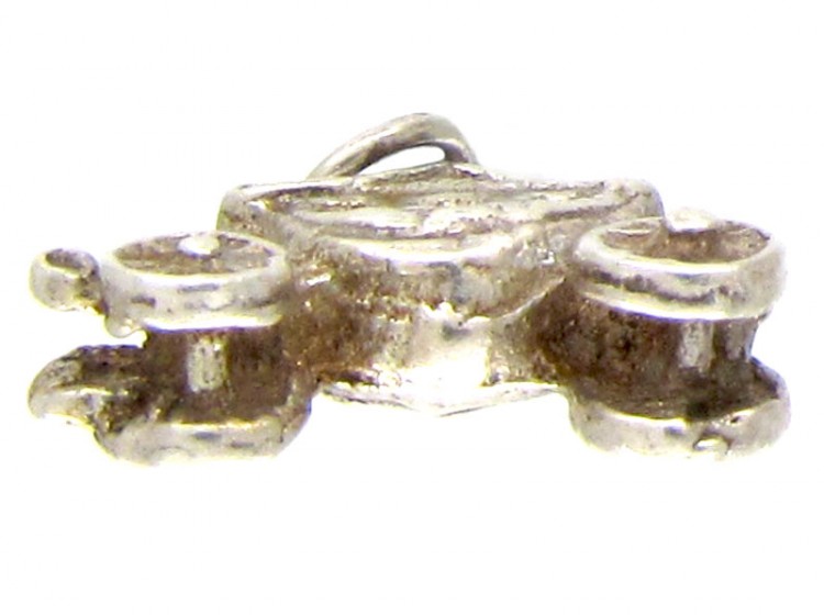 Silver Fairy Carriage Charm