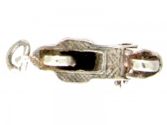 Silver Vespa Motorbike Charm