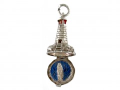 Silver Opening Lighthouse Charm