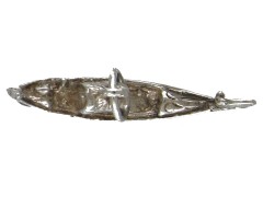 Silver Venetian Gondola Charm