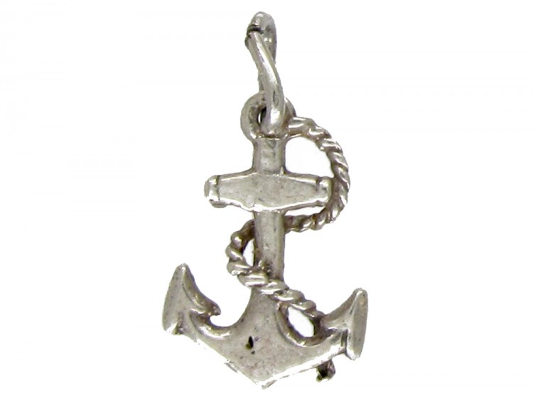 Silver Anchor Charm