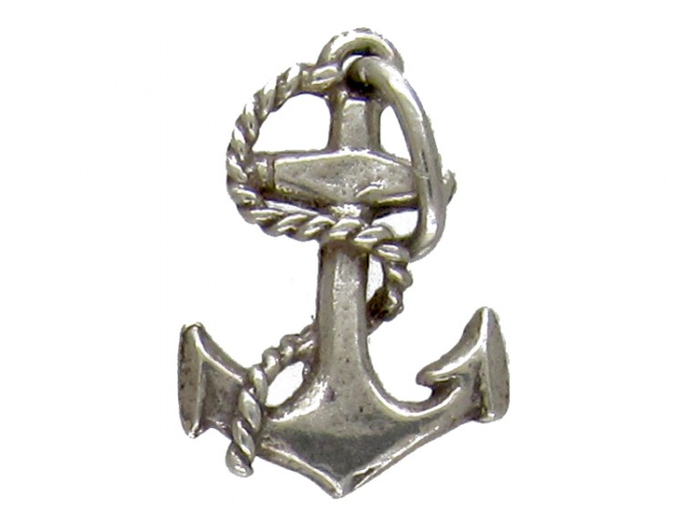 Silver Anchor Charm