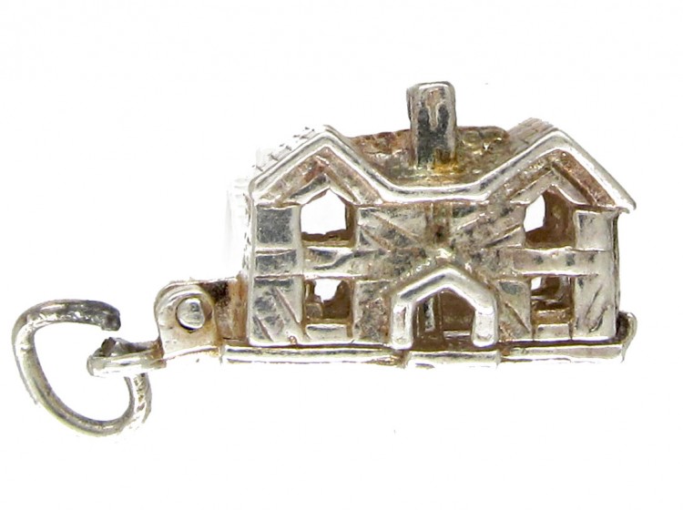 Silver Home Sweet Home Charm