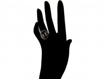 Cabochon Garnet 9ct Gold Edwardian Ring