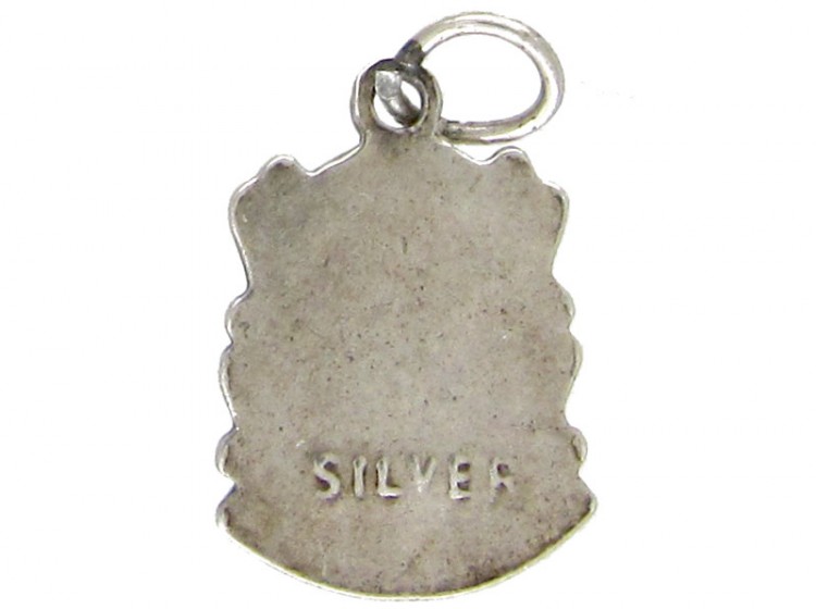 Silver Isle of Wight Charm