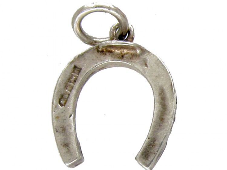 Silver Horseshoe Charm