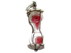 Silver Egg Timer Charm