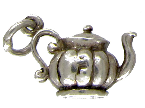 Silver Teapot Charm