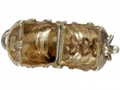 Silver Empty Barrel Charm