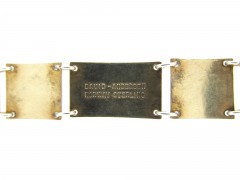 Silver & Blue Enamel Bracelet by David Andersen