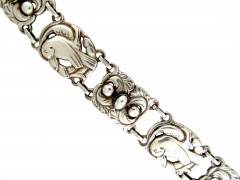 Silver Bracelet attributed to a Georg Jensen Design