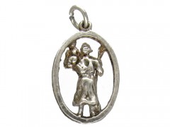 Silver St Christopher Charm