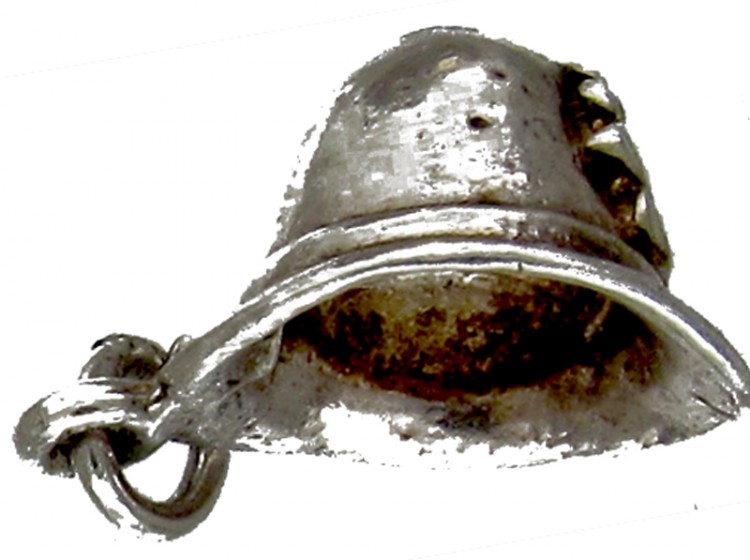 Silver Police Helmet Charm