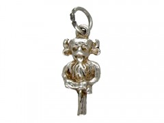 Silver Lincoln Imp Charm