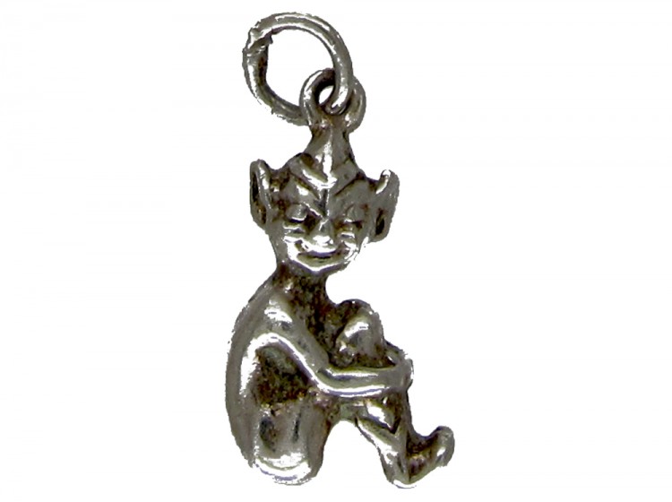 Silver Pixie Charm