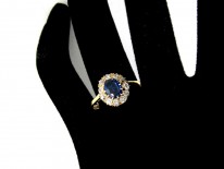 Edwardian Sapphire & Diamond Ring
