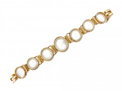 18ct Gold Moonstone Bracelet
