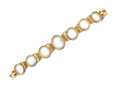18ct Gold Moonstone Bracelet