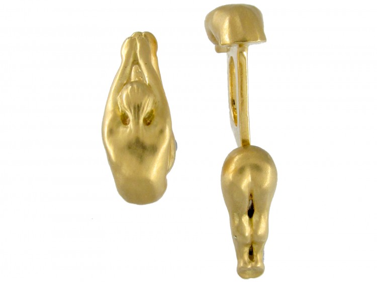 Gold Diver Cufflinks