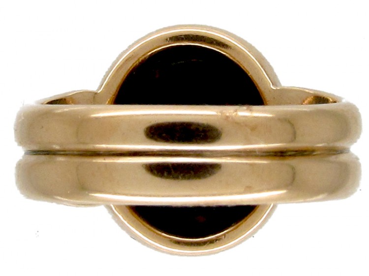 Victorian 15ct Gold & Bloodstone Signet Ring