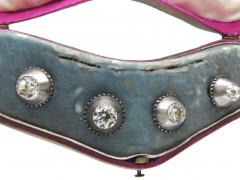 Georgian Silver & Paste Buttons in Original Case
