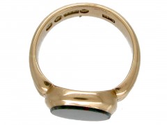 Victorian 15ct Gold & Bloodstone Signet Ring