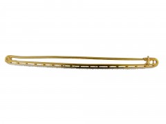 Art Deco Diamond Bar Brooch