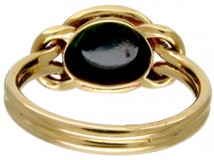 Victorian Gold & Bloodstone Signet Ring