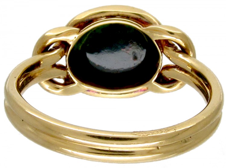 Victorian Gold & Bloodstone Signet Ring