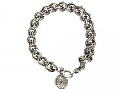 Silver & Gold Overlay Bracelet