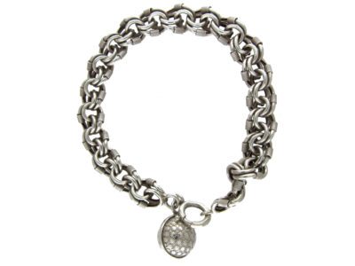 Silver & Gold Overlay Bracelet