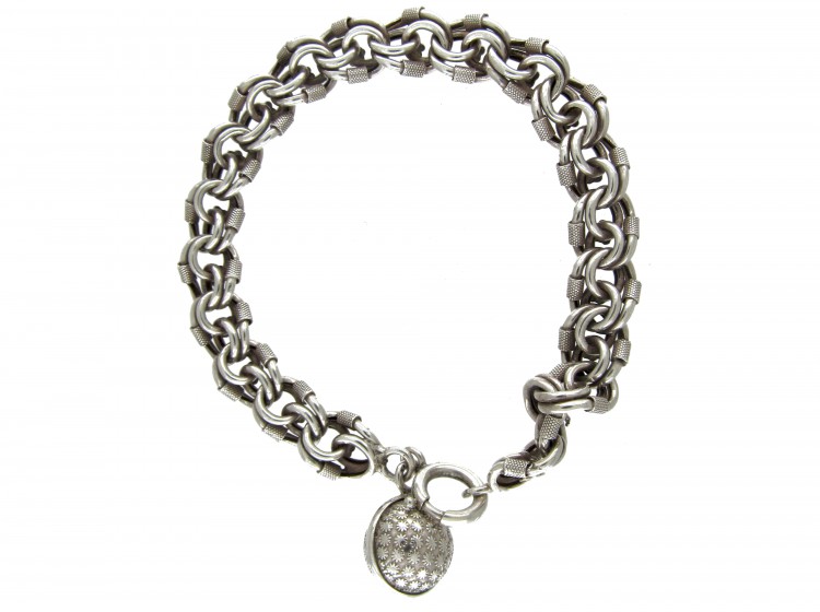 Silver & Gold Overlay Bracelet