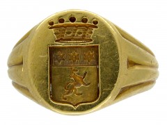 18ct Gold Victorian Signet Ring