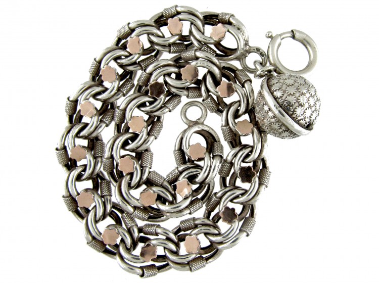 Silver & Gold Overlay Bracelet