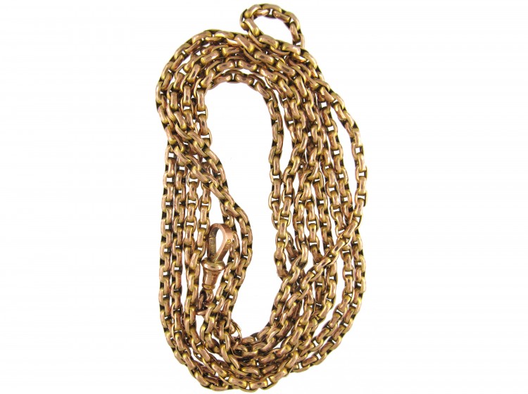 9ct Gold Victorian Guard Chain