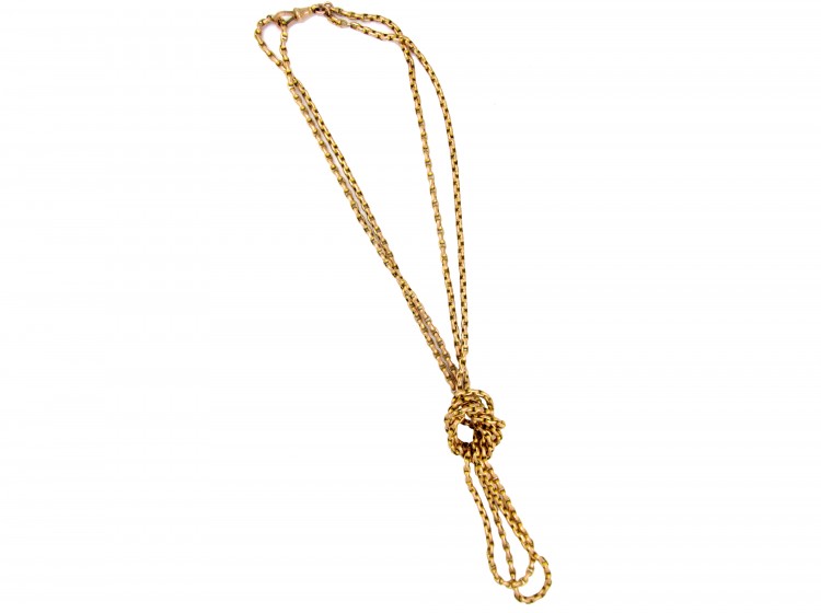 9ct Gold Victorian Guard Chain