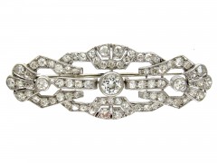Art Deco Diamond Brooch