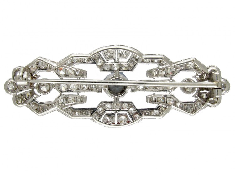 Art Deco Diamond Brooch