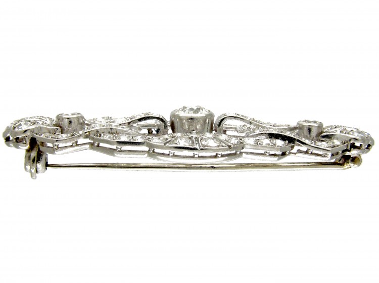 Art Deco Diamond Brooch