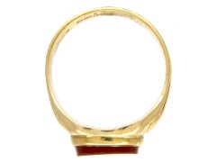 18ct Gold & Carnelian Signet Ring