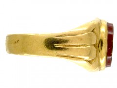 18ct Gold & Carnelian Signet Ring