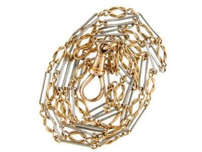 Two Colour Gold Edwardian Chain