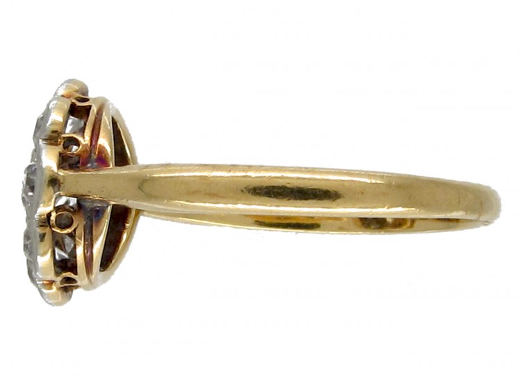 Edwardian Diamond Cluster Ring