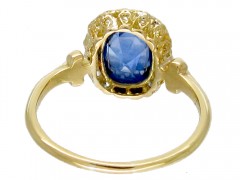 Edwardian Sapphire & Diamond Ring