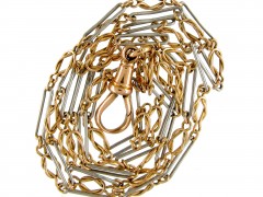 Two Colour Gold Edwardian Chain