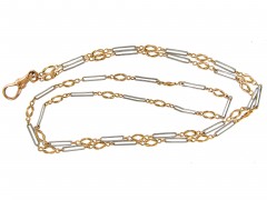 Two Colour Gold Edwardian Chain