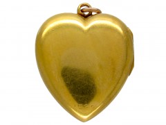 Victorian Diamond Set 15ct Gold Heart Locket