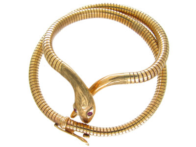 Gold Snake Necklace