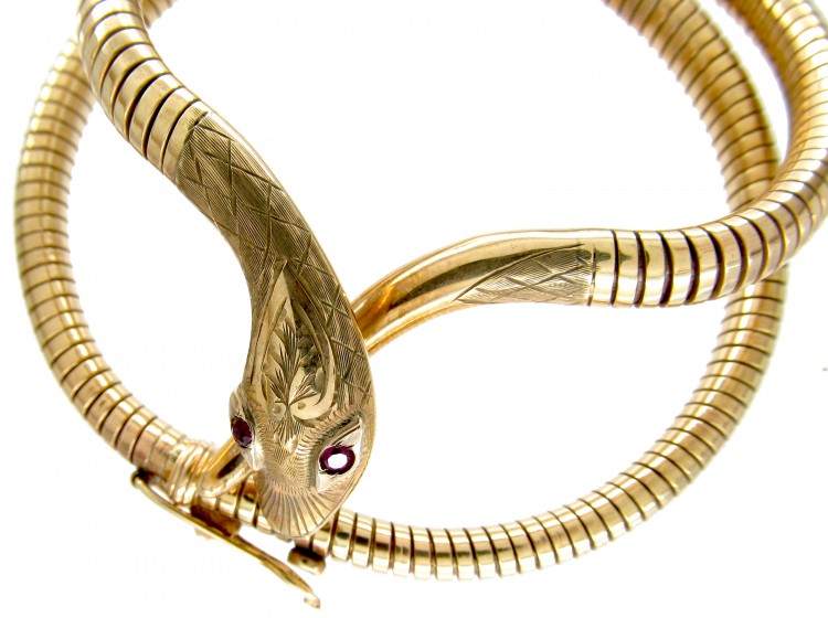 Gold Snake Necklace